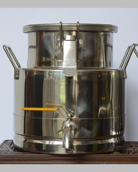Stainless Steel Fusti - With Faucet