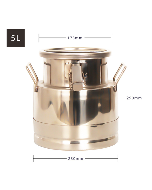 Stainless Steel Fusti - 5L / No Faucet