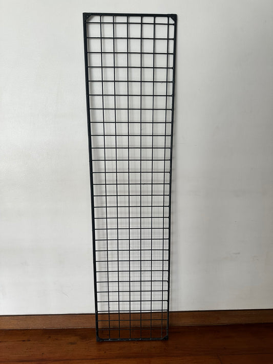 Grid Wire Board Black 154x38CM