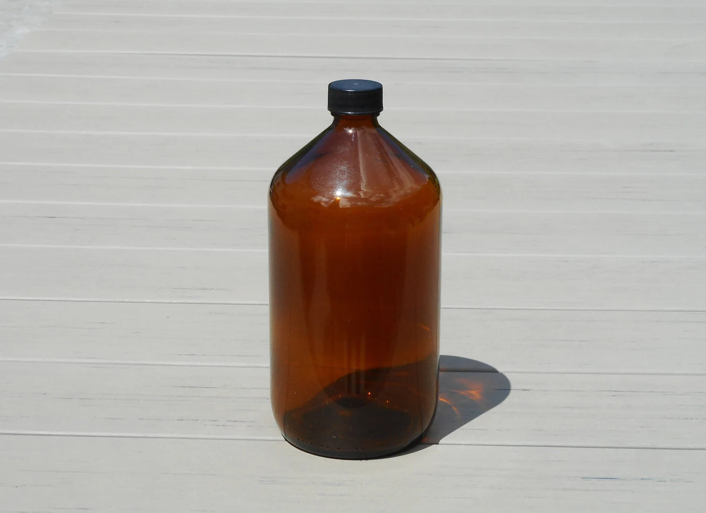 Glass Amber Bottle 1L