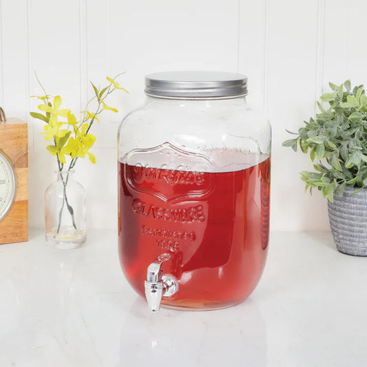 Yorkshire Glass Beverage Dispenser