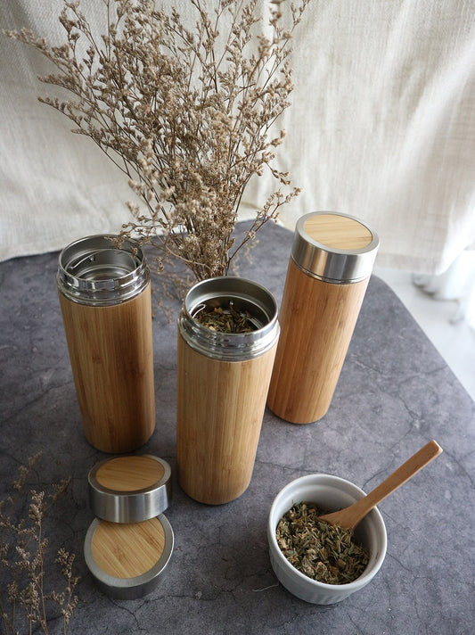 Bamboo Tea Infuser Tumbler