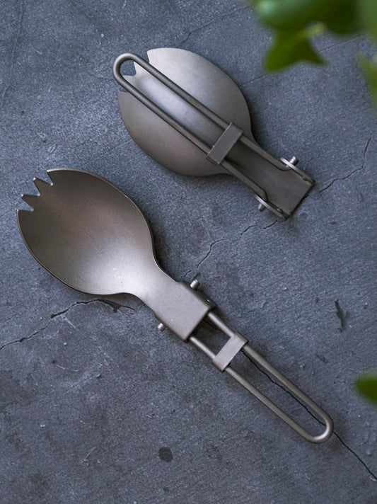 Titanium Folding Spork